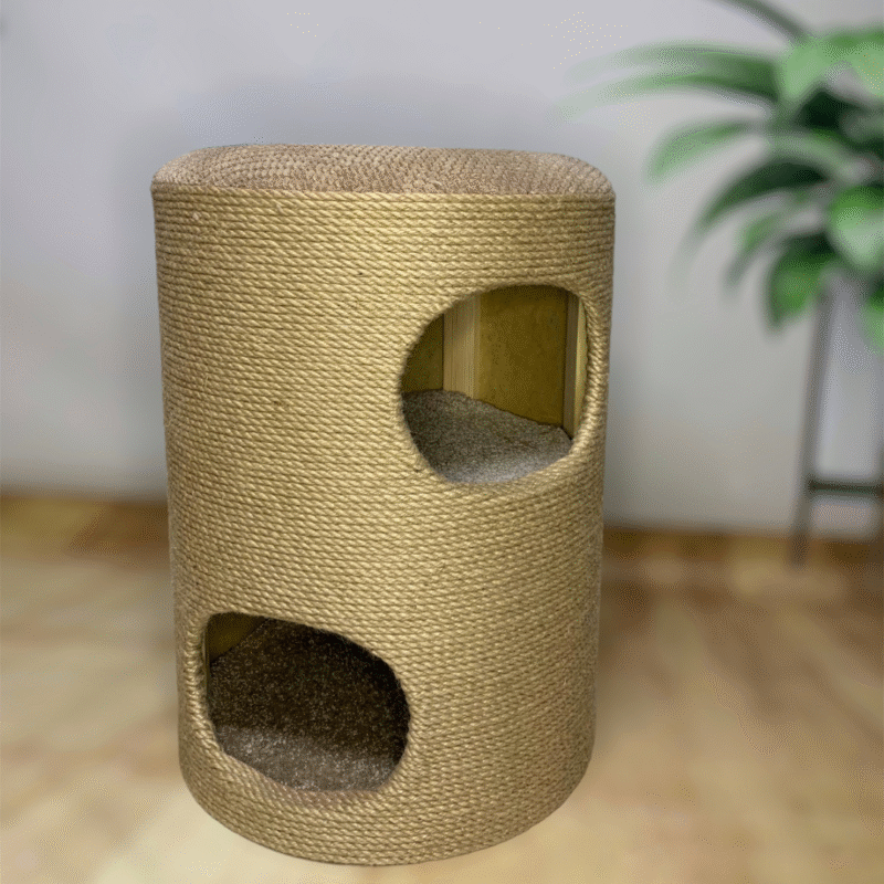 Pufa, szafka, drapak, domek dla kota, sznurek jutowy, 60*45*45см. - obrazek 2
