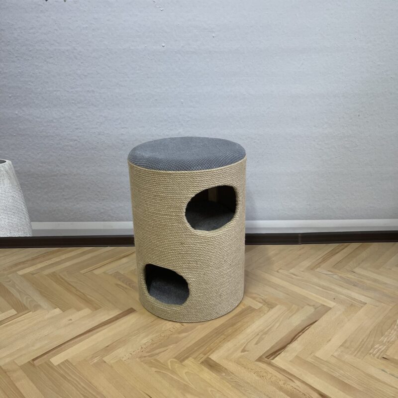Pufa, szafka, drapak, domek dla kota, sznurek jutowy, 60*45*45см. - obrazek 3