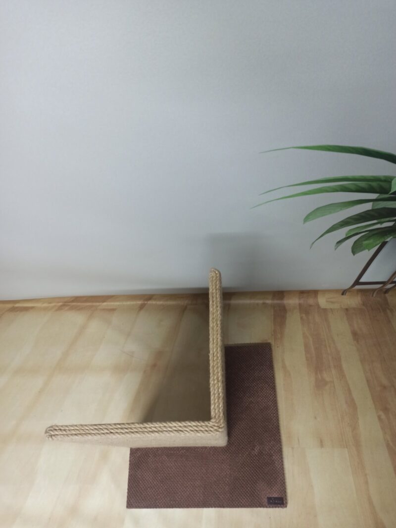 Drapak narożny, ochrona rogów i kanap, drapak dla kota na podstawce 60 * 20 * 20 cm. - obrazek 2