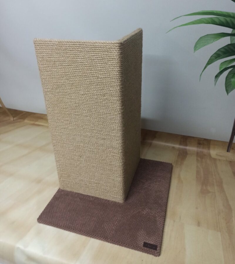 Drapak narożny, ochrona rogów i kanap, drapak dla kota na podstawce 60 * 20 * 20 cm.