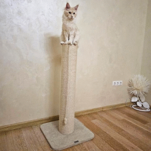 Drapak dla kota "Giant", okrągły słupek, średnica 17,5 cm, sznur sizalowy 80/100 cm