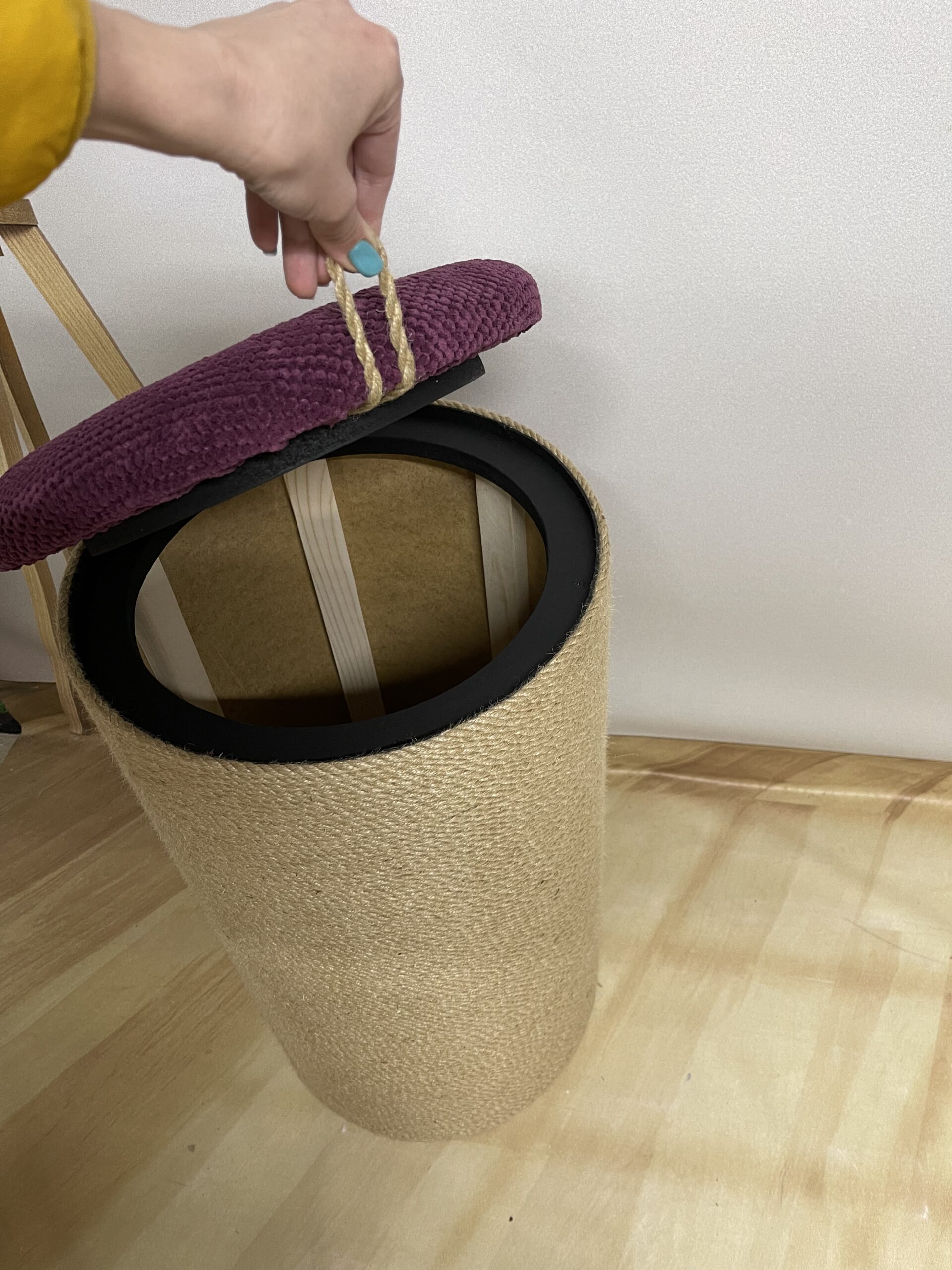 Puf, szafka, nóżka, domek dla kota, miejsce do przechowywania - obrazek 5