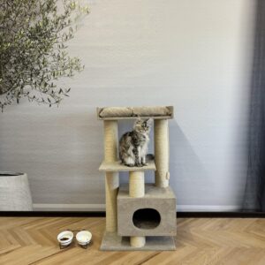 Zestaw do zabawy z pazurem i domkiem "LEO", wiertarka do pazurów, wykonana z sizalu 115*60*40cm